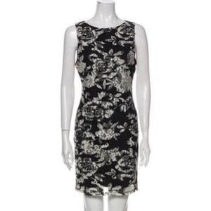 Alice and Olivia floral mesh mini dress size M